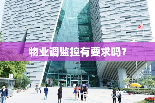 物业调监控有要求吗？