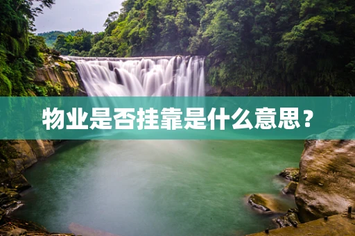 物业是否挂靠是什么意思？