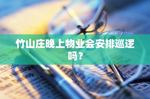 竹山庄晚上物业会安排巡逻吗？