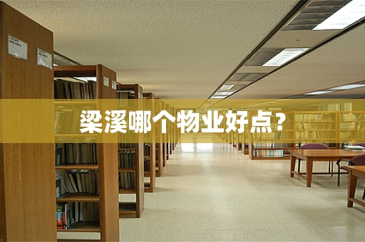 梁溪哪个物业好点？