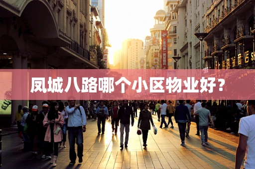 凤城八路哪个小区物业好？