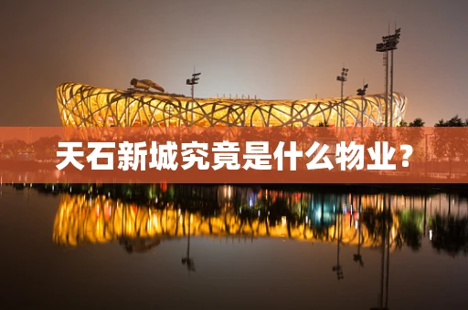 天石新城究竟是什么物业？