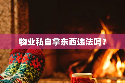 物业私自拿东西违法吗？