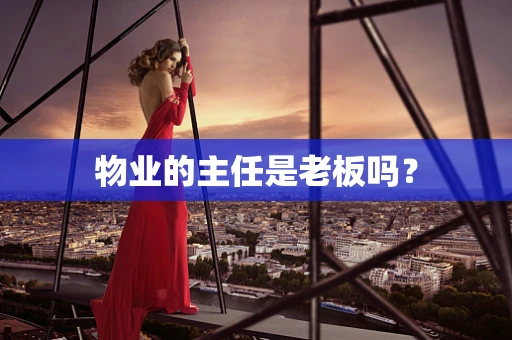 物业的主任是老板吗？