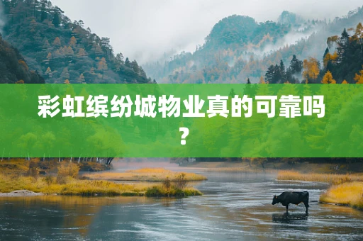 彩虹缤纷城物业真的可靠吗？