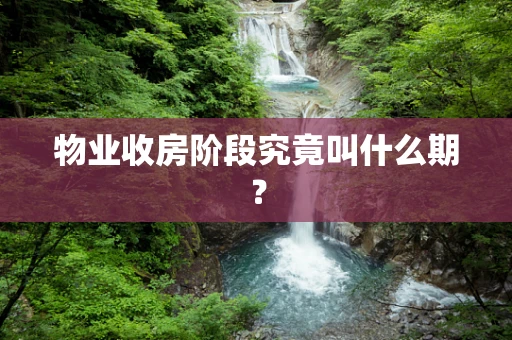 物业收房阶段究竟叫什么期？