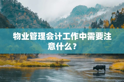 物业管理会计工作中需要注意什么？
