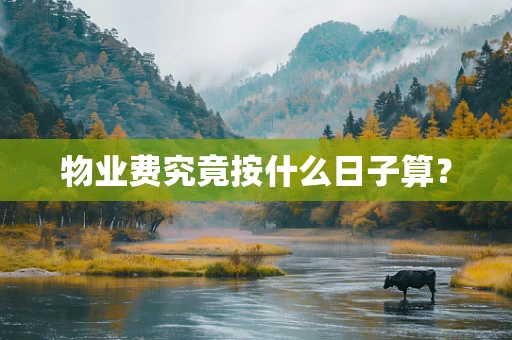 物业费究竟按什么日子算？