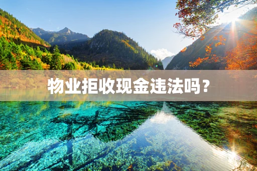 物业拒收现金违法吗？