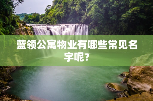 蓝领公寓物业有哪些常见名字呢？