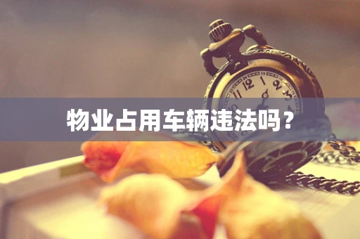 物业占用车辆违法吗？
