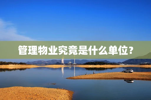 管理物业究竟是什么单位？