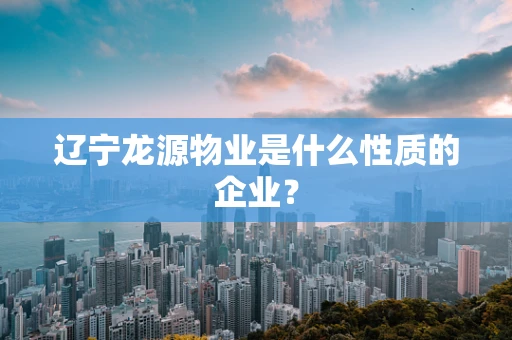 辽宁龙源物业是什么性质的企业？
