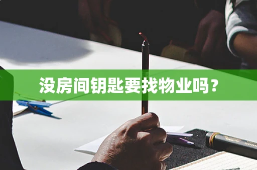 没房间钥匙要找物业吗？
