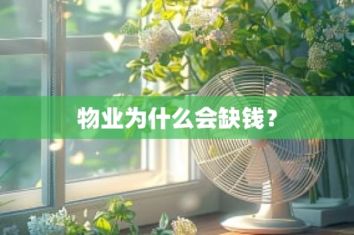物业为什么会缺钱？