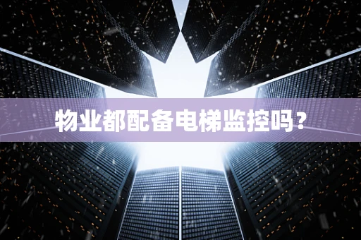 物业都配备电梯监控吗？
