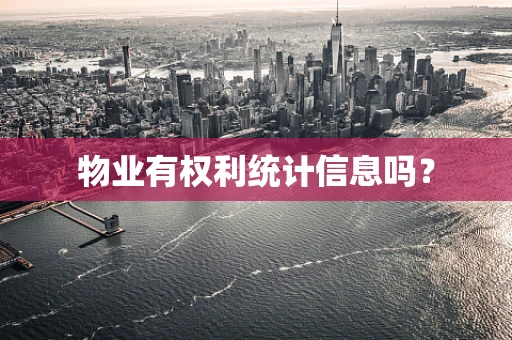 物业有权利统计信息吗？