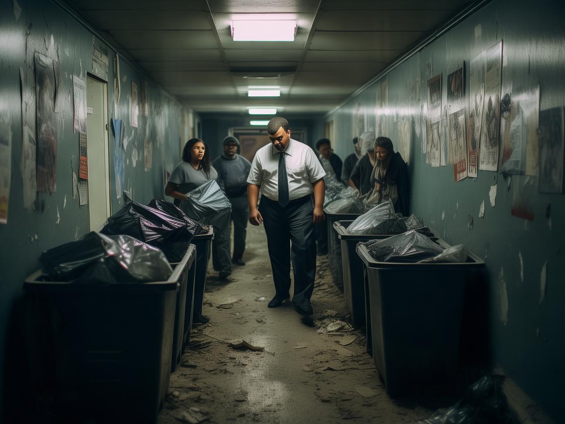 楼道垃圾引发物业打人,这违法吗? 楼道垃圾引发物业打人,这违法吗?